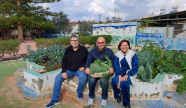 Βιολογικά λαχανικά στους λαχανόκηπους δημοτικών σχολείων