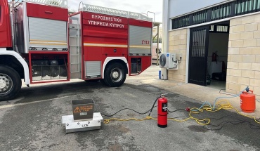 Η ERB ASFALISTIKI στο πλευρό της Πυροσβεστικής Υπηρεσίας Κύπρου