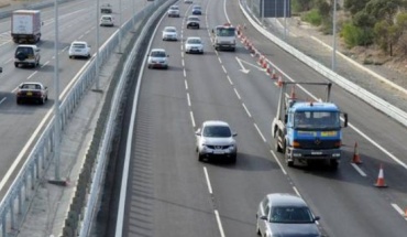 Πυκνή τροχαία κίνηση στον αυτοκινητόδρομο παρά τον Κόρνο