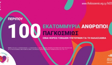 8 Μαΐου: Παγκόσμια Ημέρα Θαλασσαιμίας