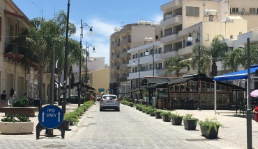 Ανοίγει σε λίγες ημέρες η ανακαινισμένη οδός Ερμού στη Λάρνακα