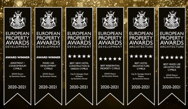 Korantina Homes, 6 βραβεία στη γνωστή διοργάνωση European Property Awards 2020-2021