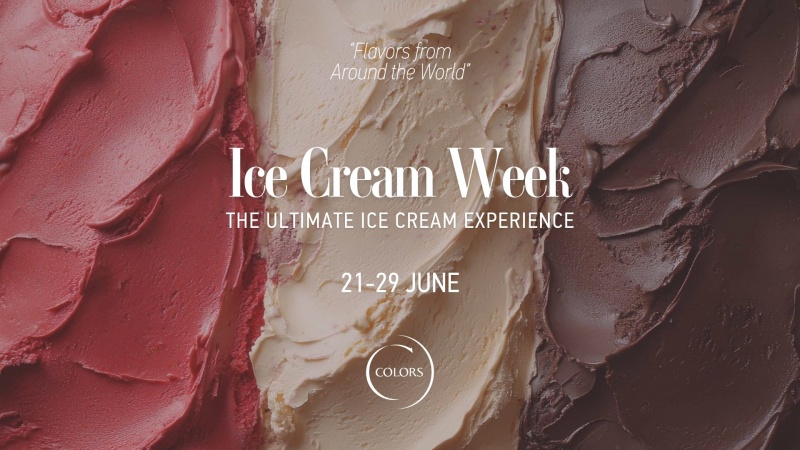 Ice Cream Week στο Colors Café από τις 21 μέχρι τις 29 Ιουνίου