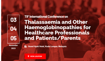 Το Διεθνές Συνέδριο της ΔΟΘ για τη Θαλασσαιμία και τις Αιμοσφαιρινοπάθειες επιστρέφει στη Μαλαισία