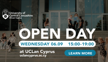 Open Day του Πανεπιστημίου UCLan Cyprus στις 6 Σεπτεμβρίου