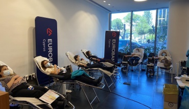 Eurobank: Εθελοντική αιμοδοσία για την ενίσχυση των αποθεμάτων του Κέντρου Αίματος του Υπ. Υγείας