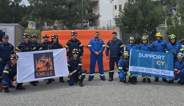 Εθελοντές SupportCY εκπαιδεύονται από Πυροσβεστικό Σώμα Ελλάδας